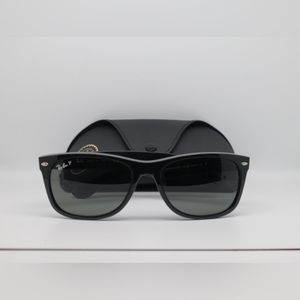 Ray-Ban RB2140 901 Wayfarer Polarized Green Lenses Unisex Classic Sunglasses